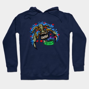 Deep Rock Galactic Cartoon STEEVE with Food Bowl Hoodie